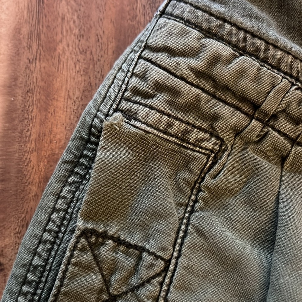 Free People Olive Cargo Pants - Picture 9 of 9